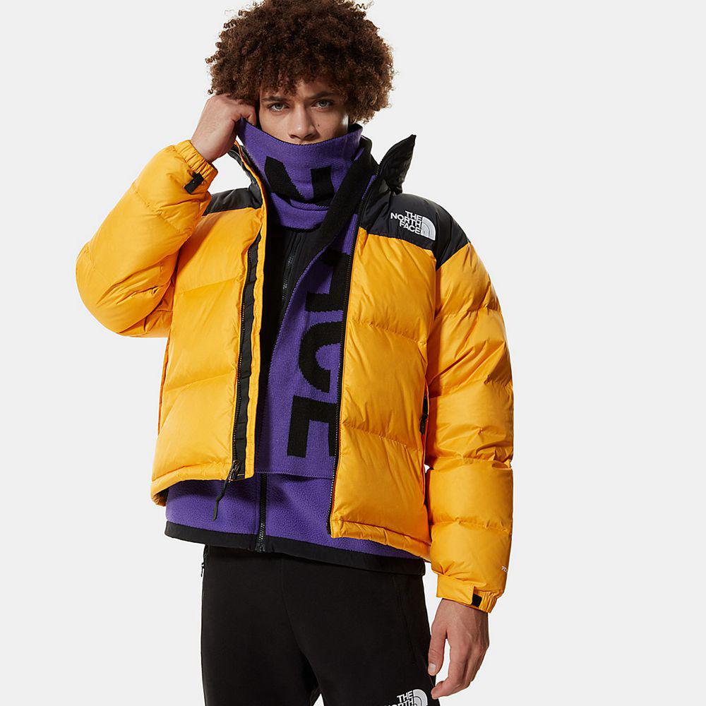 The North Face 1996 Retro Nuptse Packable Ανδρικα Puffer Μπουφαν - Χρυσο Χρωμα (LHPY08265)